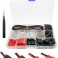 44 Sets Servo Connector Kits Servo Plug Male/Female Connector Crimp Pin Cable Kit Compatible Jst Syp Futaba For Rc Hitec Spektru