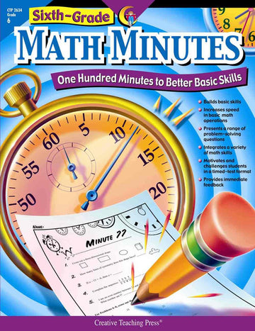 Grade 6 Math Minutes Book