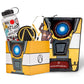JUST FUNKY Official Borderlands LookSee Collector Mystery Gift Box - Includes Claptrap Blanket  Lanyard  Water Bottle  and More - limited availability Fan Toy Collectible Set | Licensed Merchandise