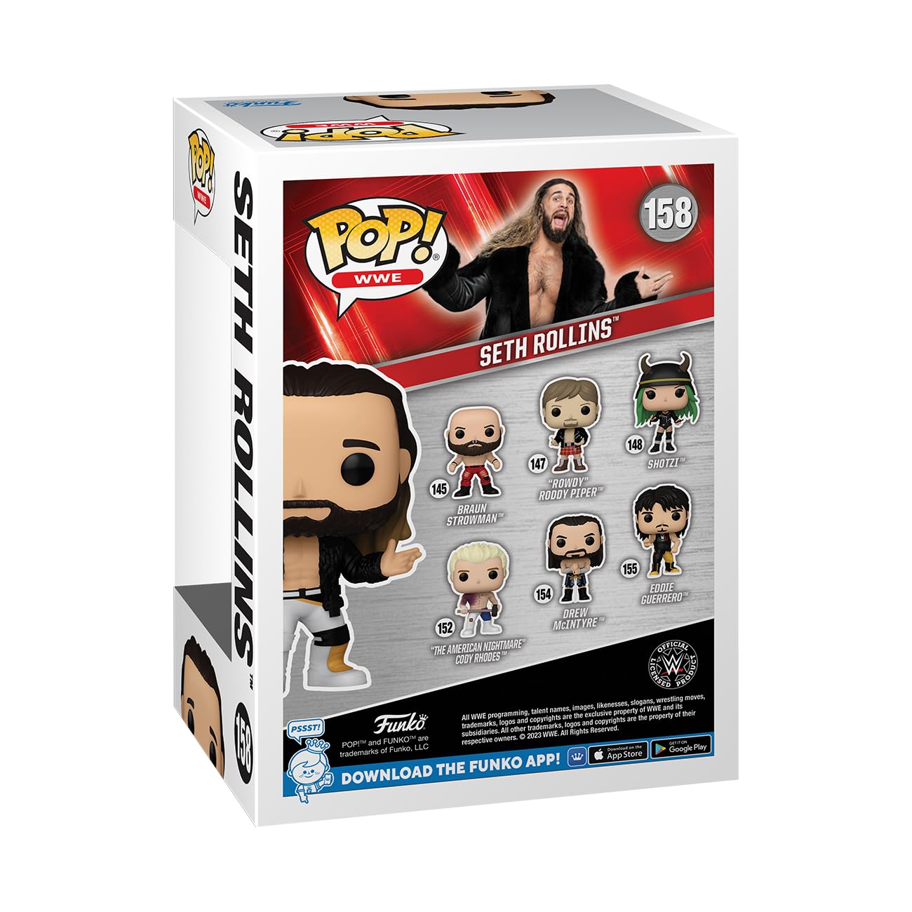 Funko Pop! Wwe: Seth Rollins With Coat - Collectable Vinyl Figure - Gift Idea - Official Merchandise - For Kids & Adults - Sport