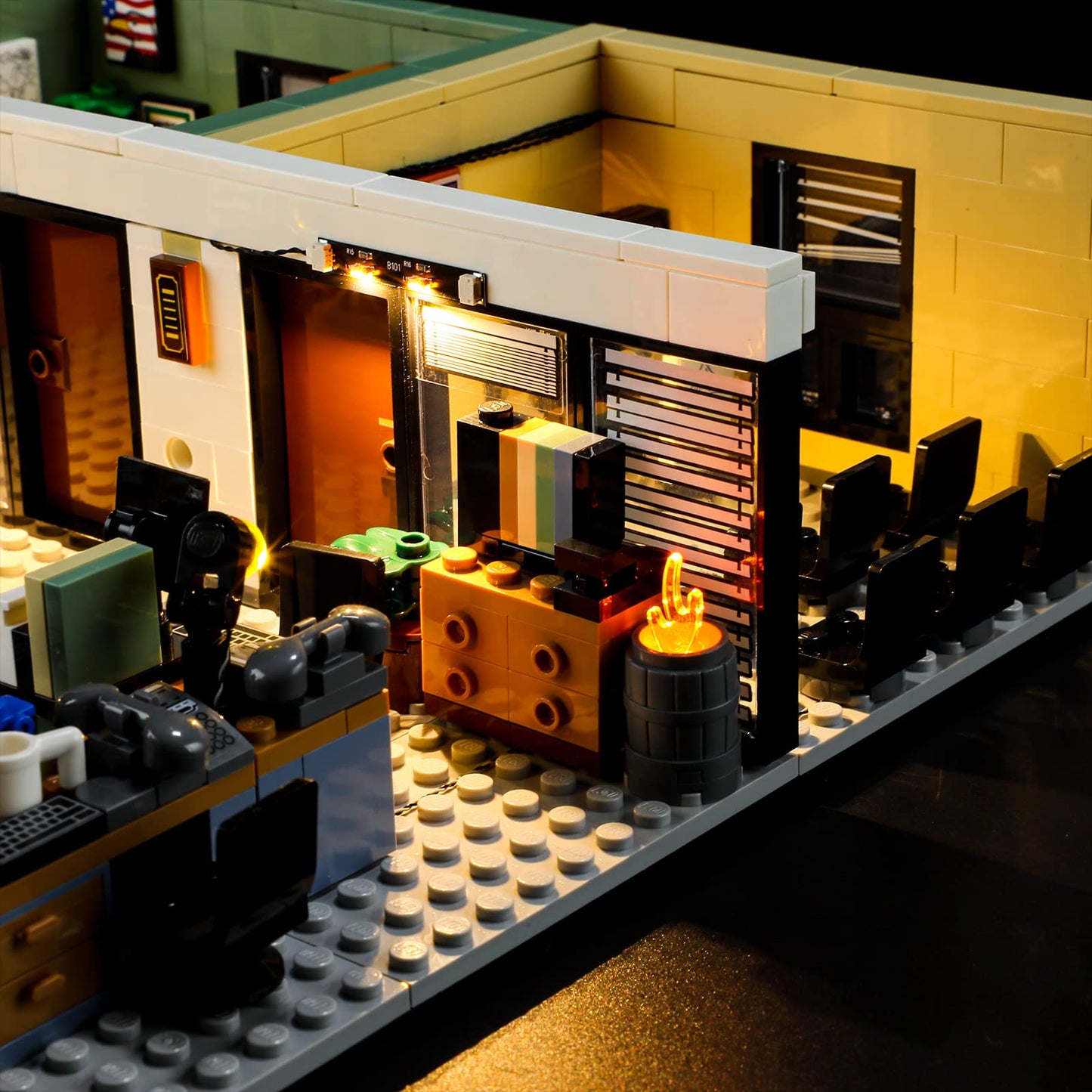 Briksmax Led Lighting Kit For Lego-21336 The Office - Compatible With Lego Ideas Building Blocks Model- Not Include Lego Set