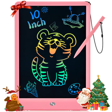 Lcd Writing Tablet For Kids, 10 Inch Doodle Board Electronic Drawing Tablet Drawing Pad, Learning Toys Christmas Birthday Gifts