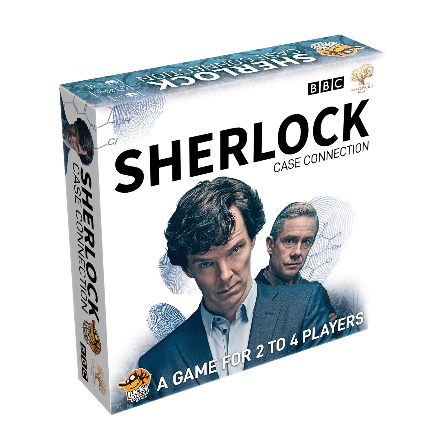 Lucky Duck Games Sherlock: Case Connection Board Game - Unravel Mysteries With Masterful Deduction! Detective Game For Kids And Adults, Ages 8+, 2-4 Players, 30 Minute Playtime, Lucky Duck Games