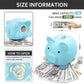 Piggy Bank For Kids Adults, Vcertcpl Unbreakable Plastic Piggy Bank Coin Bank Money Saving Box For Cash Saving, Kids Bank Money Jar Adults, Piggy Bank For Boys Girls, Gift Toys Banks For Kids (Blue)