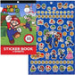 UPD Super Mario 4 Sheet Sticker Pad, 300 Plus Stickers (1 Set)