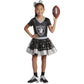 Modern Hero Las Vegas Raiders Girl'S Nfl Mvp Tailgate Tutu Dress Costume,Size Medium