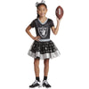Modern Hero Las Vegas Raiders Girl'S Nfl Mvp Tailgate Tutu Dress Costume,Size Medium