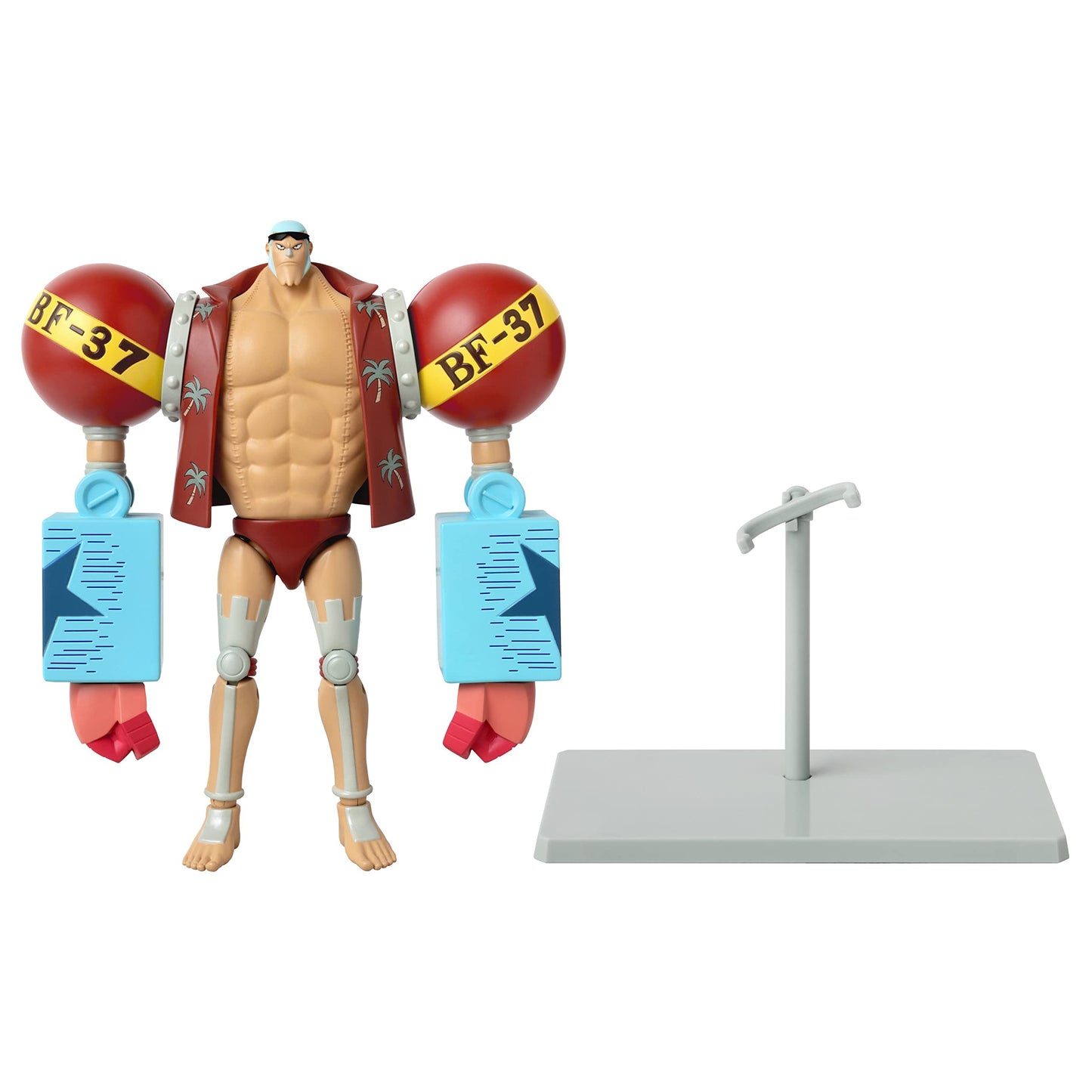 ANIME HEROES One Piece Franky Action Figure - 6.5 Inch PVC Collectible Model 36938