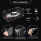 3Mm Clear Acrylic Display Case For 1:18 Scale Vehicle Model, Thickened Acrylic Display Box For Lego Model Cars Lego 42161 / 4213