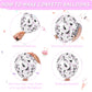 Pink And Black Balloons, Hot Pink Balloons Pink White Dots Black White Dots Balloons With Black Pink Confetti Balloons For Girls