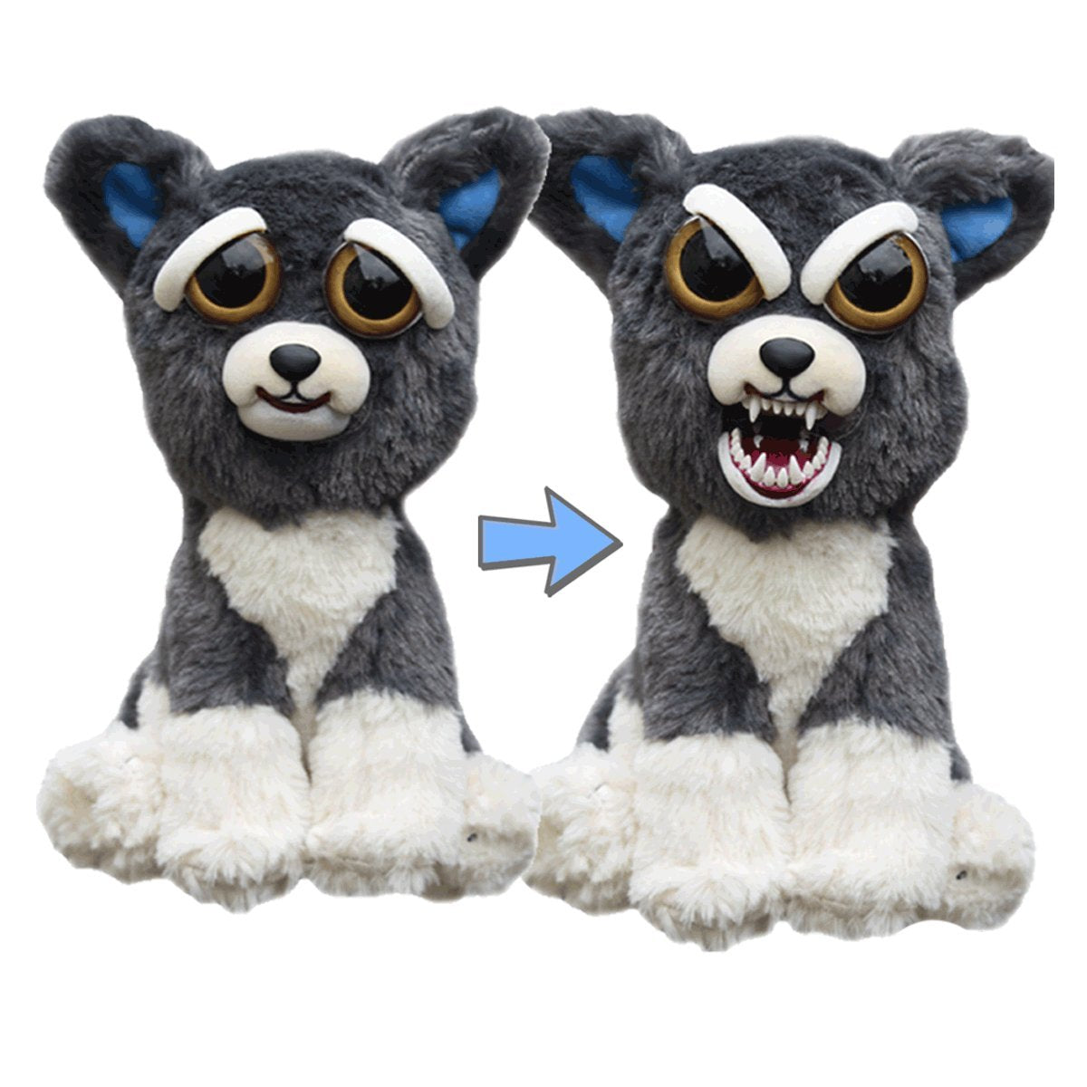 Feisty Pets:Sammy Suckerpunch 8.5'' Plush Stuffed Dog