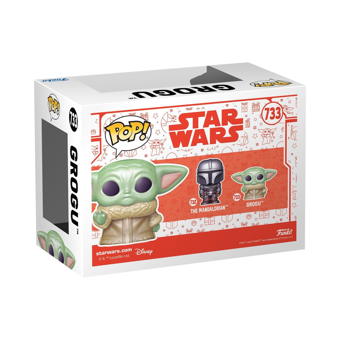 Funko Pop! Star Wars: Holiday - Grogu - The Child - Baby Yoda - Collectable Vinyl Figure - Gift Idea - Official Merchandise - For Kids & Adults