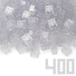Feleph Clear 2x2 Bricks Set - 400 Pieces Classic Building Blocks Compatible with Major Brands, Ideal for Creative Play