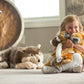 WILD REPUBLIC Plush White Handed Gibbon Monkey Toy, 20" Polyester Stuffed Animal, Perfect Gift for Kids