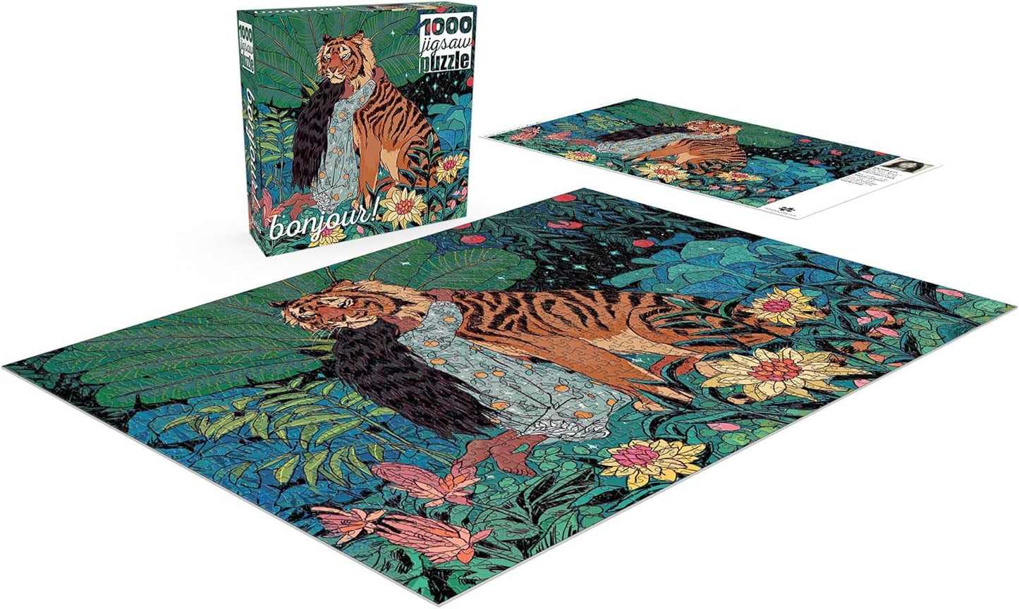 Buffalo Games 1000 Piece Jigsaw Puzzle - Em Niwa Wild Friend - Large Multicolor Paper Puzzle - Perfect for Game Nights - Model 13707
