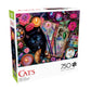 Buffalo Games - 750 Piece Cats Crafty Cats Colorful Puzzle for Adults - Precision-Cut Pieces, Beautiful Artwork, and Hours of Re