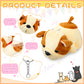 Sumind 9 Pcs Mini Plush Dog Stuffed Animals Bulk Dog Plush Party Favors For Easter Goodie Bag Fillers Baby Show Birthday(Vivid Puppy)