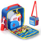 Seracle Portable Bag Carrying Case Compatible with Little Tikes Story Dream Machine Books Starter Set and Character (Blue)