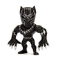 Jada Toys Metalfigs Marvel Avengers Black Panther 100% Die-Cast Metal Collectible Figure, 4', Black