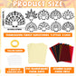 32 Sets Thanksgiving Turkey Suncatchers Craft Kit DIY Window Stained Glass Effect Thanksgiving Turkey Paper Crafts Home School C