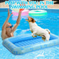 Jellyarch Dog Float For Summer Pool 60'' X 33. 5'' Inflatable Dog Pool Float With Rope And Handle Durable And Foldable Pet Raft