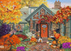 Vermont Christmas Company 1000 Piece Autumn Welcome Jigsaw Puzzle - Copper Material, VC1204 Model