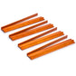 Yellow Mountain Imports Mahjong Game Racks Set of 4 - 18-Inch Dark Pine Wooden with Built-in Pushers, Large Size
