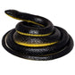 Funfamz The Original Realistic Rubber Snake Toy - Large Black Fake Snake Prank, Keep Birds Away, Toy Snakes That Look Real, Perfect Nature Gift For Kids Or For April Fools Day Practical Jokes