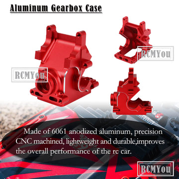 RCMYou Gearbox Case Upgrades Part for 1/8 1/7 Arrma 6S BLX Typhon Kraton Outcast Mojave Notorious Infraction Felony Talion Limit