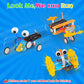 Stem Robotics Kit 6 Set Science Experiments Project Activities For Kids 6-8 8-12 Engineering Building Toy Electronic Motor Robot Craft For Boy 5 6 7 8 9 10 12+ Year Old Girl Gift Summer Outdoor Toy