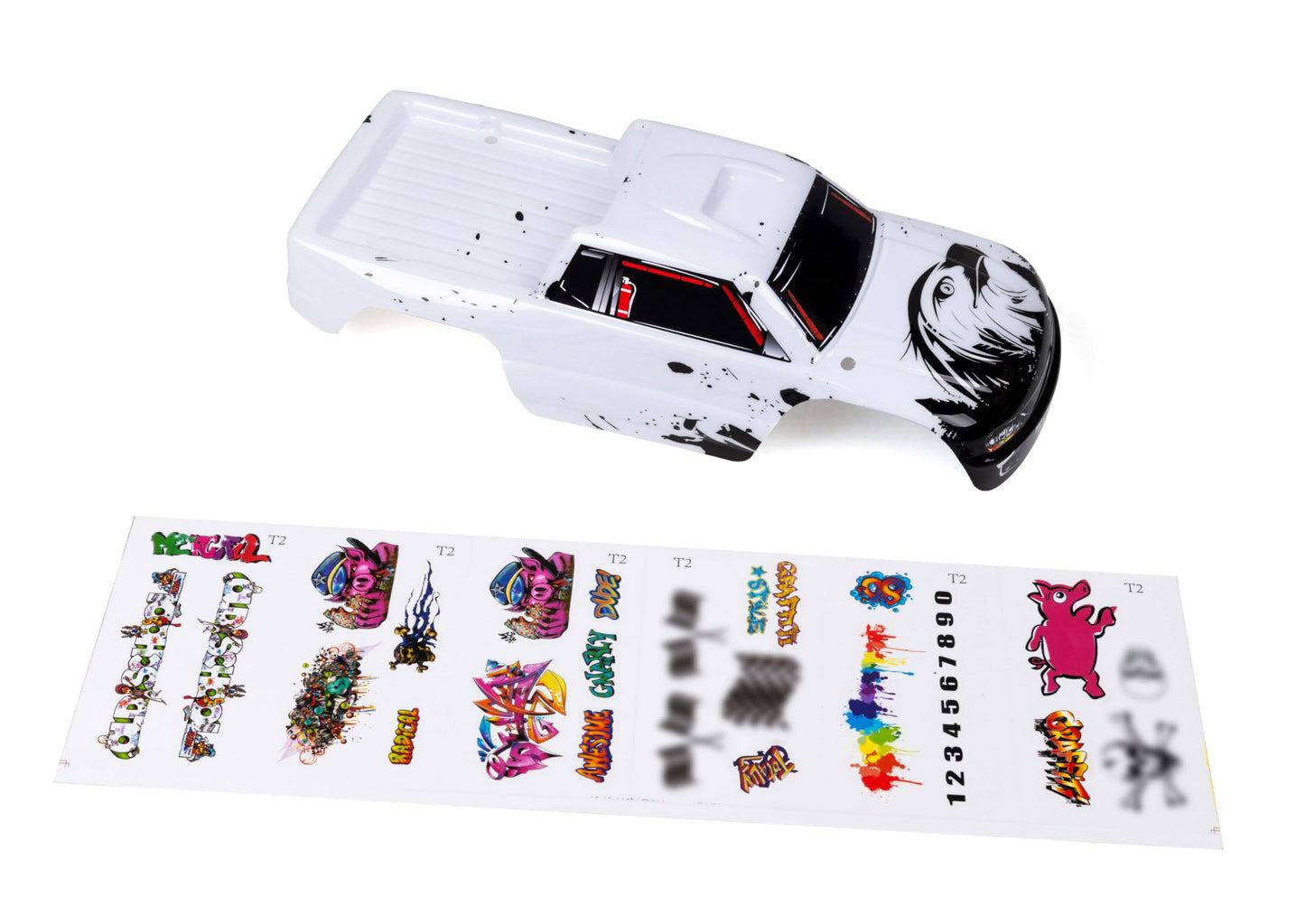 Summitlink Custom Body Compatible For 1/10 Scale Rc Car Or Truck (Truck Not Included) (Eagle)