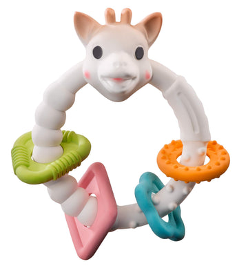 Sophie La Girafe | Colo'Rings Teether | Light & Easy To Grasp | Awaken All 5 Senses