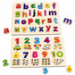 Pluspoint Wooden Alphabet Number Shape Puzzles For Kids Educational Toddlers Puzzles, Toddler Learning Puzzle Toys For Kids Boys