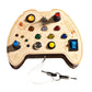 MYADDICTION Busy Board with LED Light up Buttons for Kids Activities Children Boys Girls