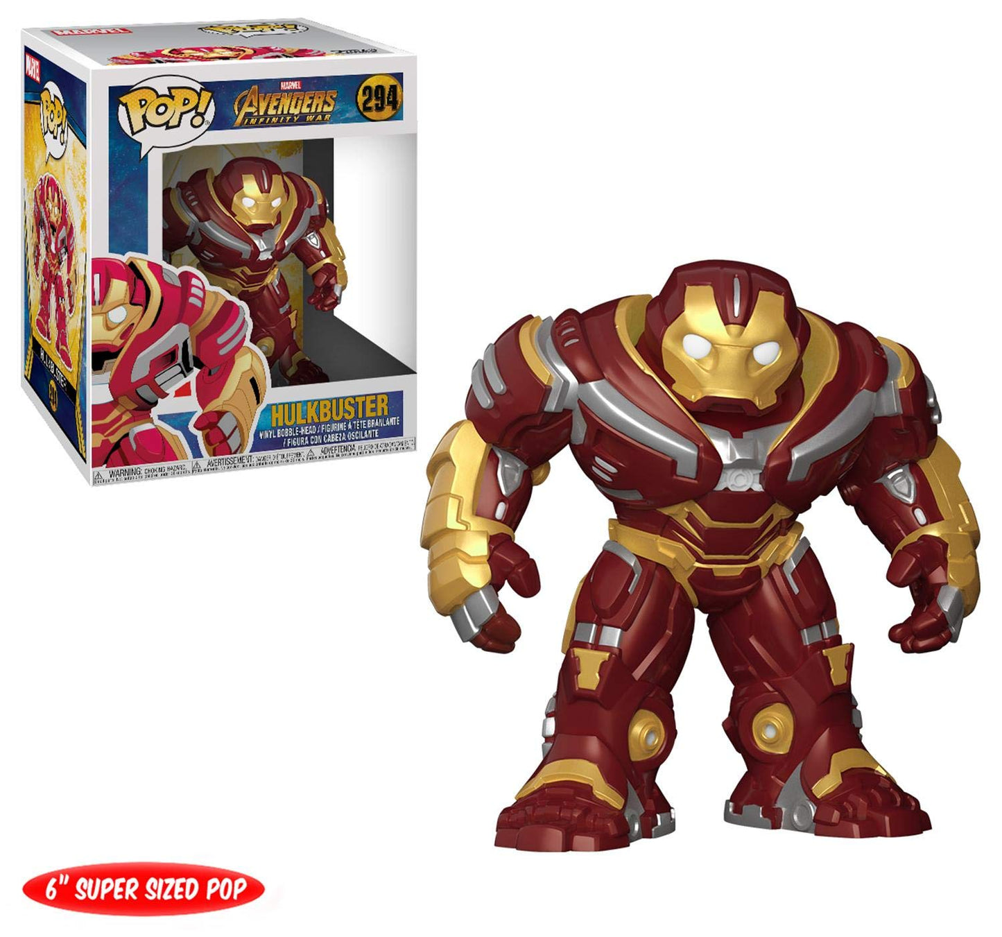 Funko Avengers Infinity War Oversized Pop! Movies Vinyl Figure Hulkbuster 15 Cm