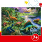 Trefl Predatory Dinosaurs 200 Piece Jigsaw Puzzle Red 19X13 Print, Diy Puzzle, Creative Fun, Classic Jigsaw For Adults And Child
