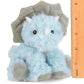 Bearington Lil' Tracer Plush Stuffed Animal Dinosaur With Rattle, 5 Inch