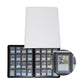 Rayvol 16-Pocket Top Loader Binder - Holds 512 Top Loaders - White, Non-PVC Material, Model: top loadbinder16512-white