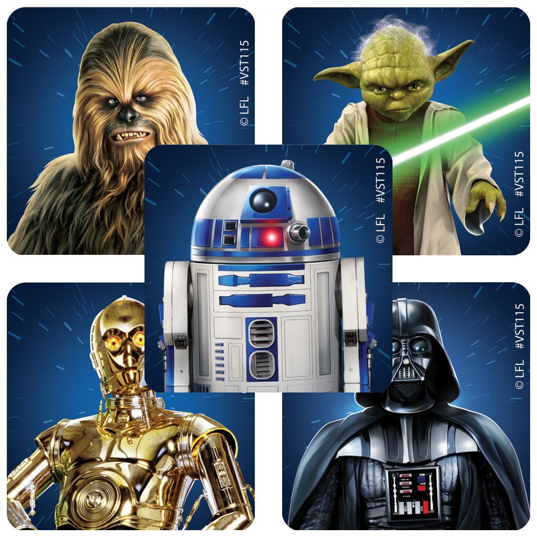 SmileMakers Star Wars Classic ValueStickers - Prizes and Giveaways - 250 per Pack