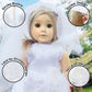 Mczqxw 5 Sets 18 Inch Girl Doll Wedding Gown, Fashion Doll Dresses, Doll Clothes & Accessories, 1 Bride Gown With Veil, 4 Satin