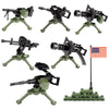 MaozyHomie Toy  Accessories  Pack Military U.S 5 Types Heavy Weaponry Toys Military Equipment Battle Blocks Bricks Compatible with Major Brand  3 Years Old and up