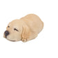 Sleeping Yellow Labrador Retriever Puppy Figurine