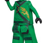 Lloyd Costume For Kids, Prestige Lego Ninjago Legacy Themed Children'S Charcter Outfit, Child Size Small (4-6) Green