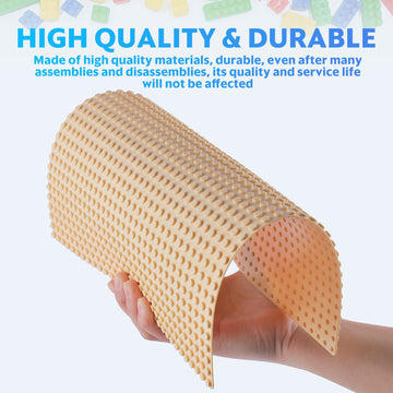 Pokiiulk Classic Baseplates Building Plates-Pack Of 10 Large 10'' X 10'' Building Bricks, Compatible With All Major Brands And A