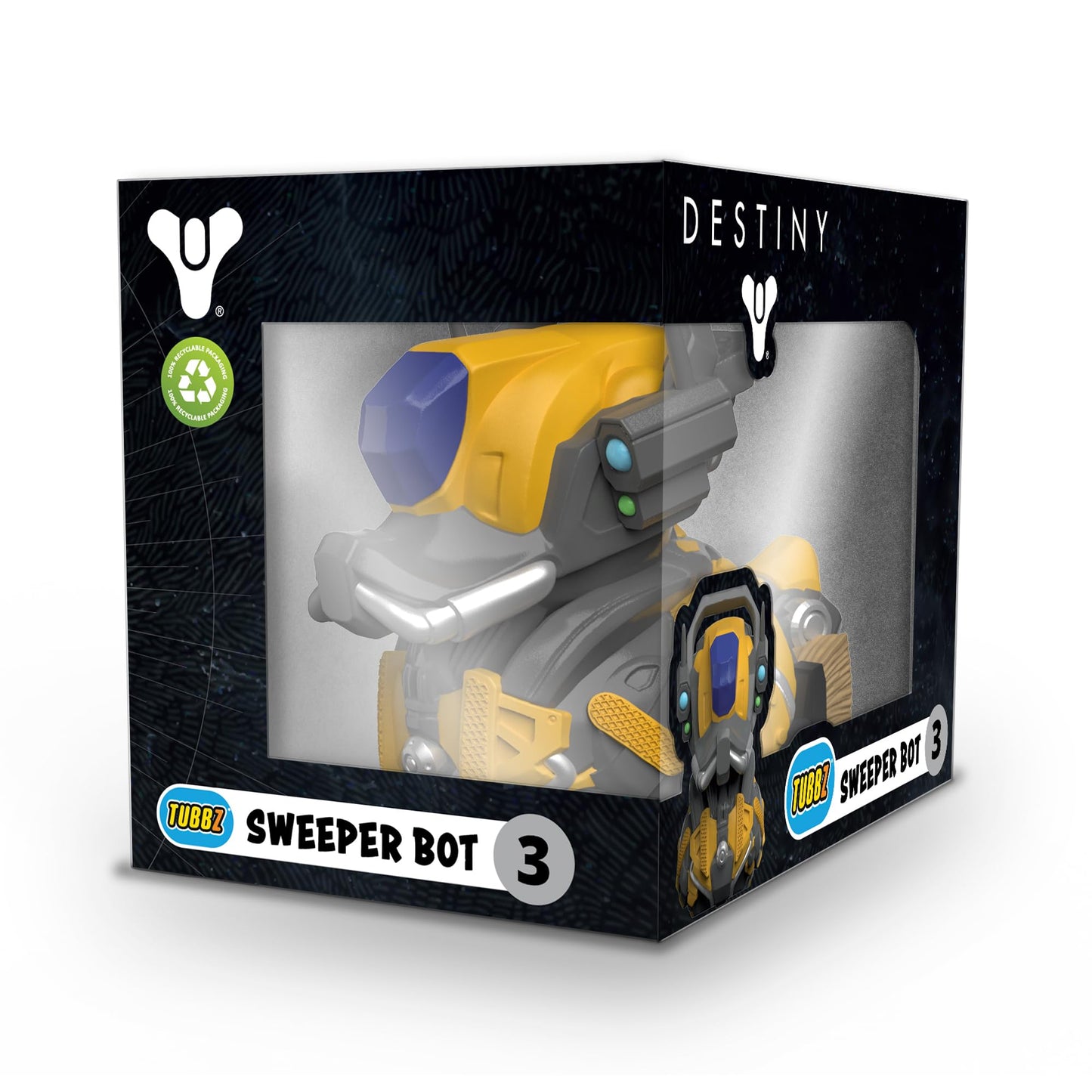 TUBBZ Boxed Edition Sweeper Bot Collectible Vinyl Rubber Duck Figure - Official Destiny 2 Merchandise - PC & Video Games