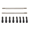 MEUS RACING 1/10 Links Steel Chassis Links Kit for Traxxas TRX4 Axial SCX10 Tamiya CCO1 Redcat Gen8 1/10 RC Crawler (75mm)