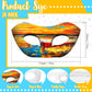 Leyndo 24 Pack Paper Mache Art Masks Half Face White Craft Masks DIY Blank Masks Mardi Gras Cosplay Party Masquerade Mask (Moder