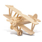 Puzzled 3D Puzzle Nieuport 17 Air - Wood Craft Construction Model Kit Aircraft  Fun Educational DIY Wooden Toy Assemble Model Unfinished Craft Hobby to Build & Paint for Decoration - 30pc Pack