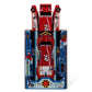 FLAT 2 FAST Pocket-Sized Red Racer Toy - Load, Launch, Race - Ages 5+ - Plastic, 72 Card