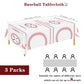 durony 3 Packs Baseball Tablecloth 108 x 54 Inch Plastic Baseball Table Cover Party Tableware for Baseball Theme Birthday Party